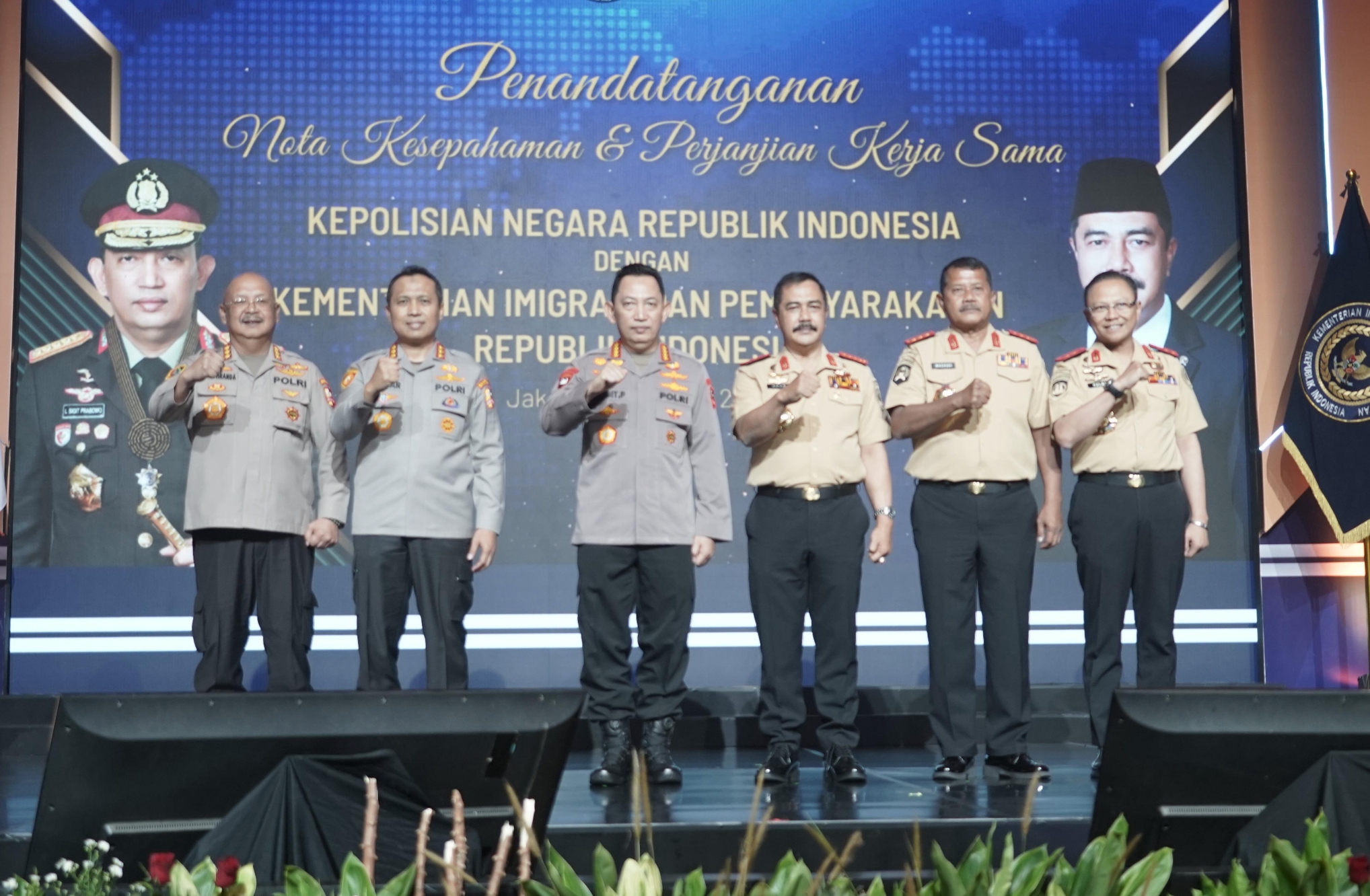 Perkuat Sinergi, Kemenimipas–Polri Teken Nota Kesepahaman dan Perjanjian Kerja Sama