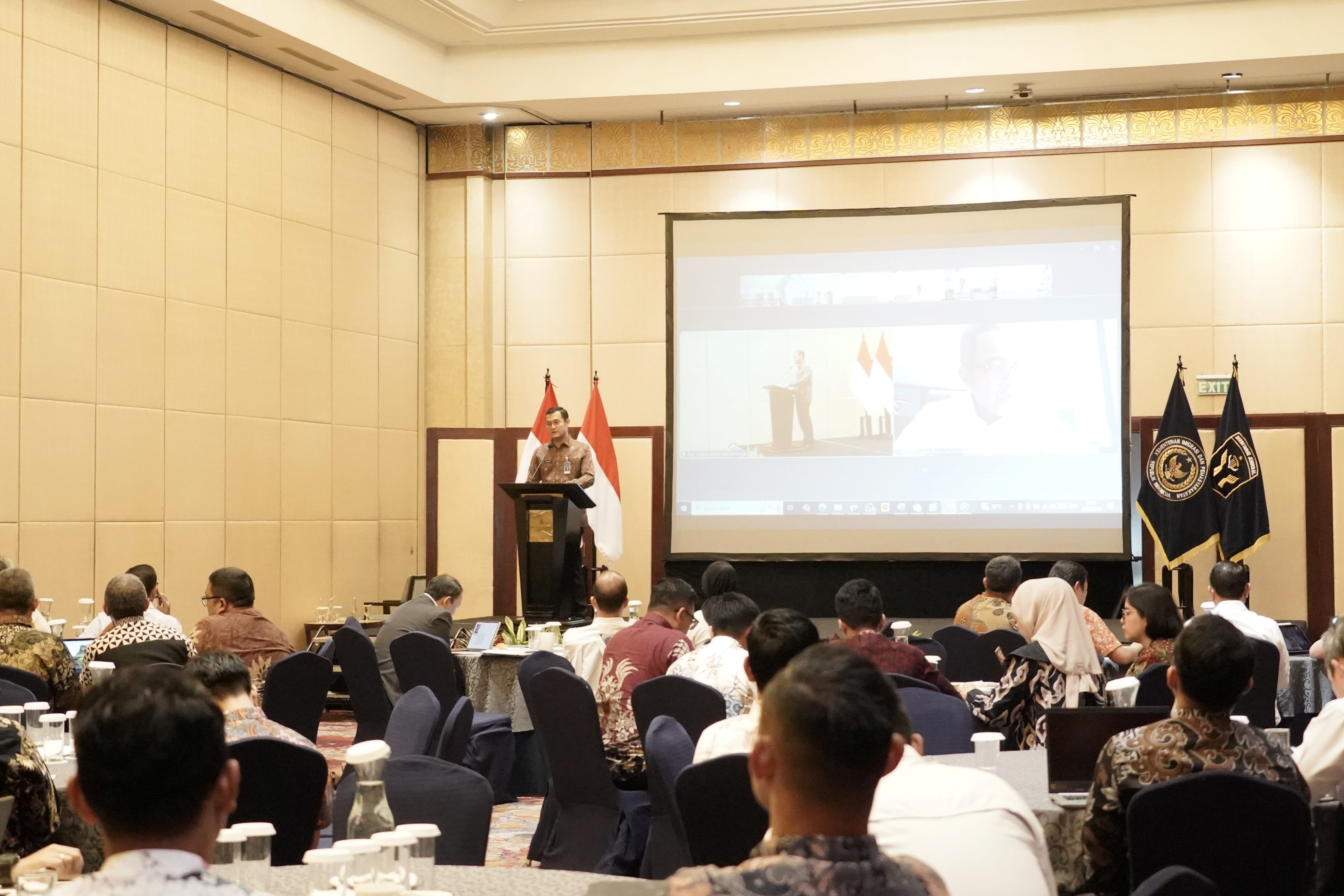 Rapat Konsinyasi Tindak Lanjut Inventarisasi Regulasi, Sekjen Kemenimipas Dorong Harmonisasi Aturan