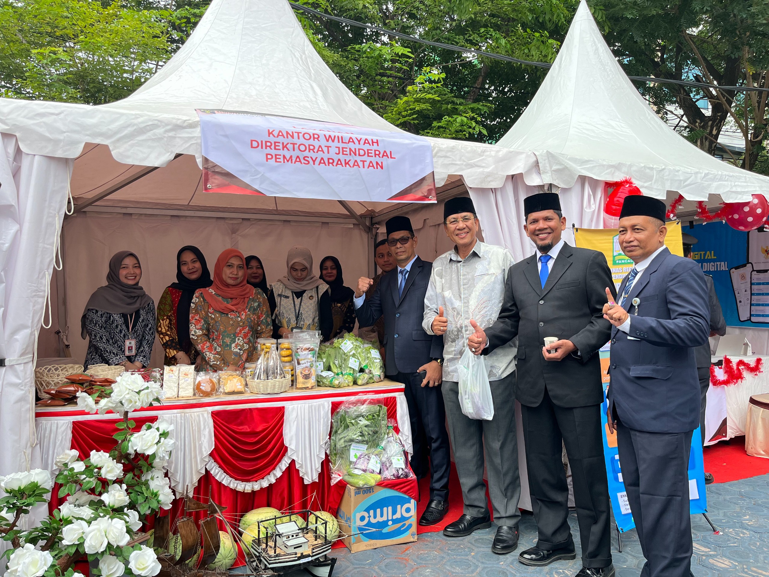 Produk Warga Binaan Laris Manis di Ekspo Layanan Hukum Aceh