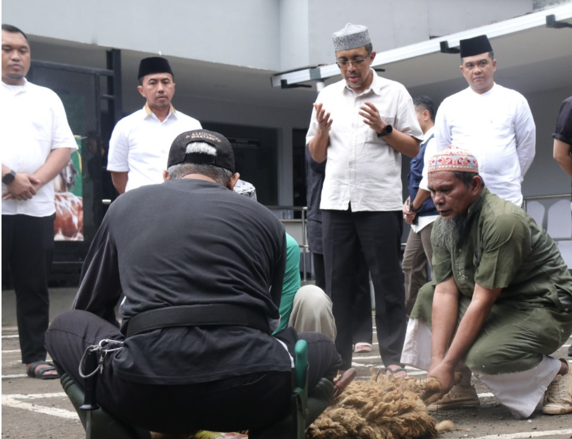 Peringati Iduladha 1446H, Sekjen Kemenimipas Laksanakan Monitoring di Rutan dan Kanim Depok