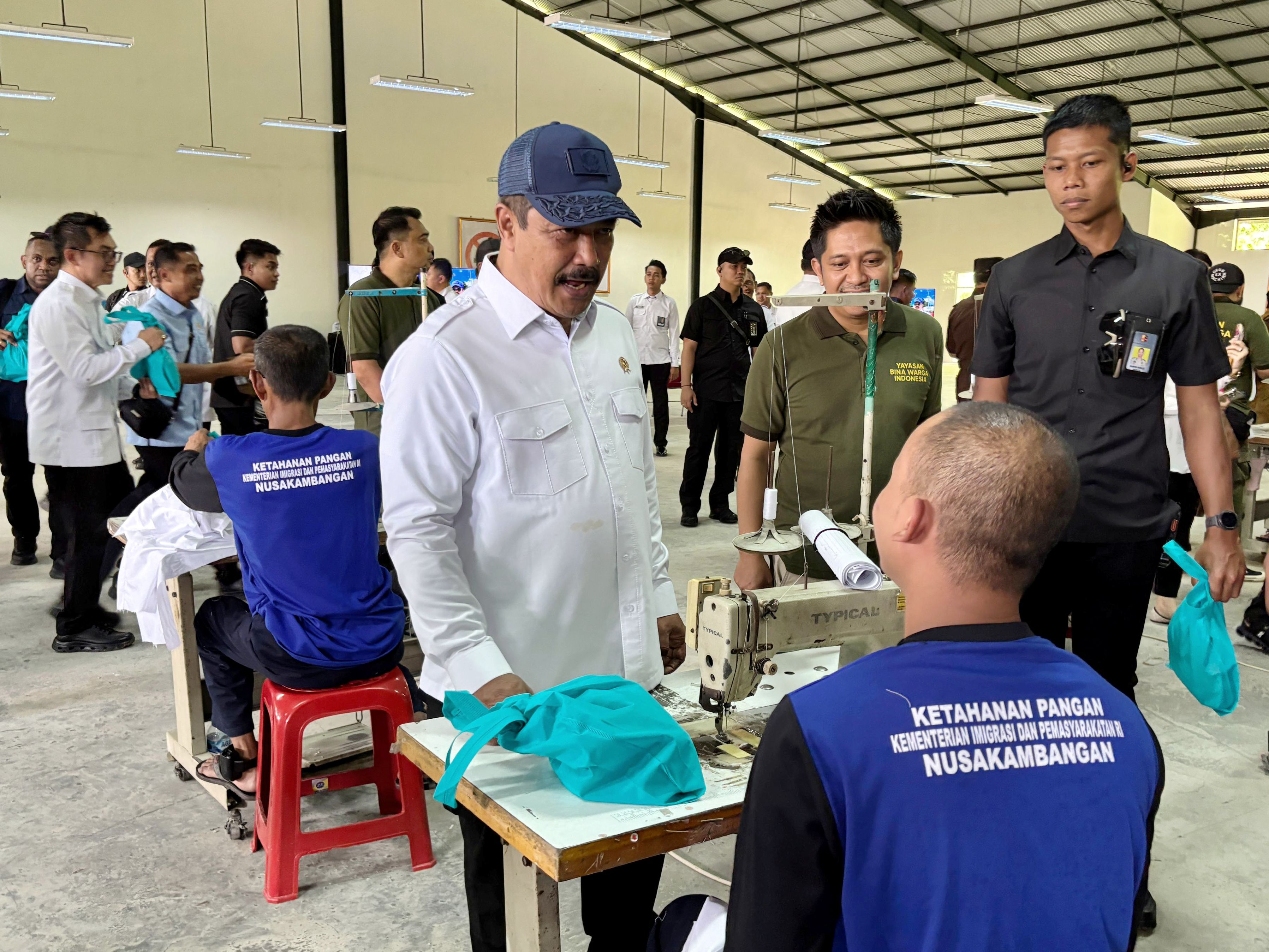 Tinjau BLK Nusakambangan, Menteri Imipas Tegaskan Komitmen Pembangunan Sumber Daya Manusia