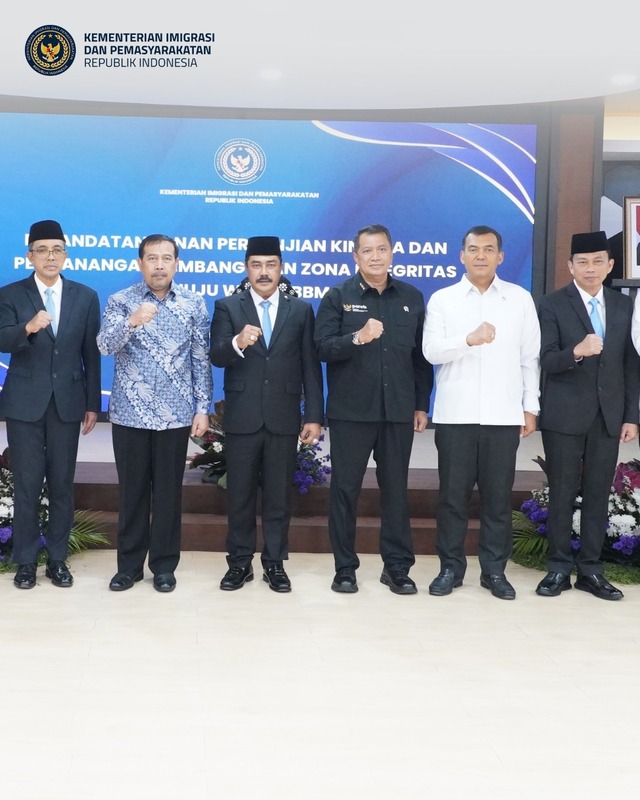 Gaungkan Zona Integritas, Menteri Imipas Berkomitmen  Tingkatkan Kualitas Pelayanan Publik