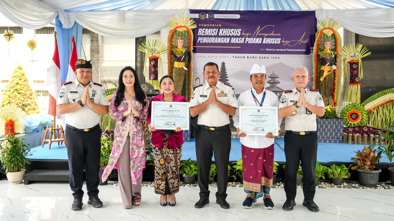 Nyepi 2026, 1.515 Narapidana dan Anak Binaan Terima Remisi dan Pengurangan Masa Pidana