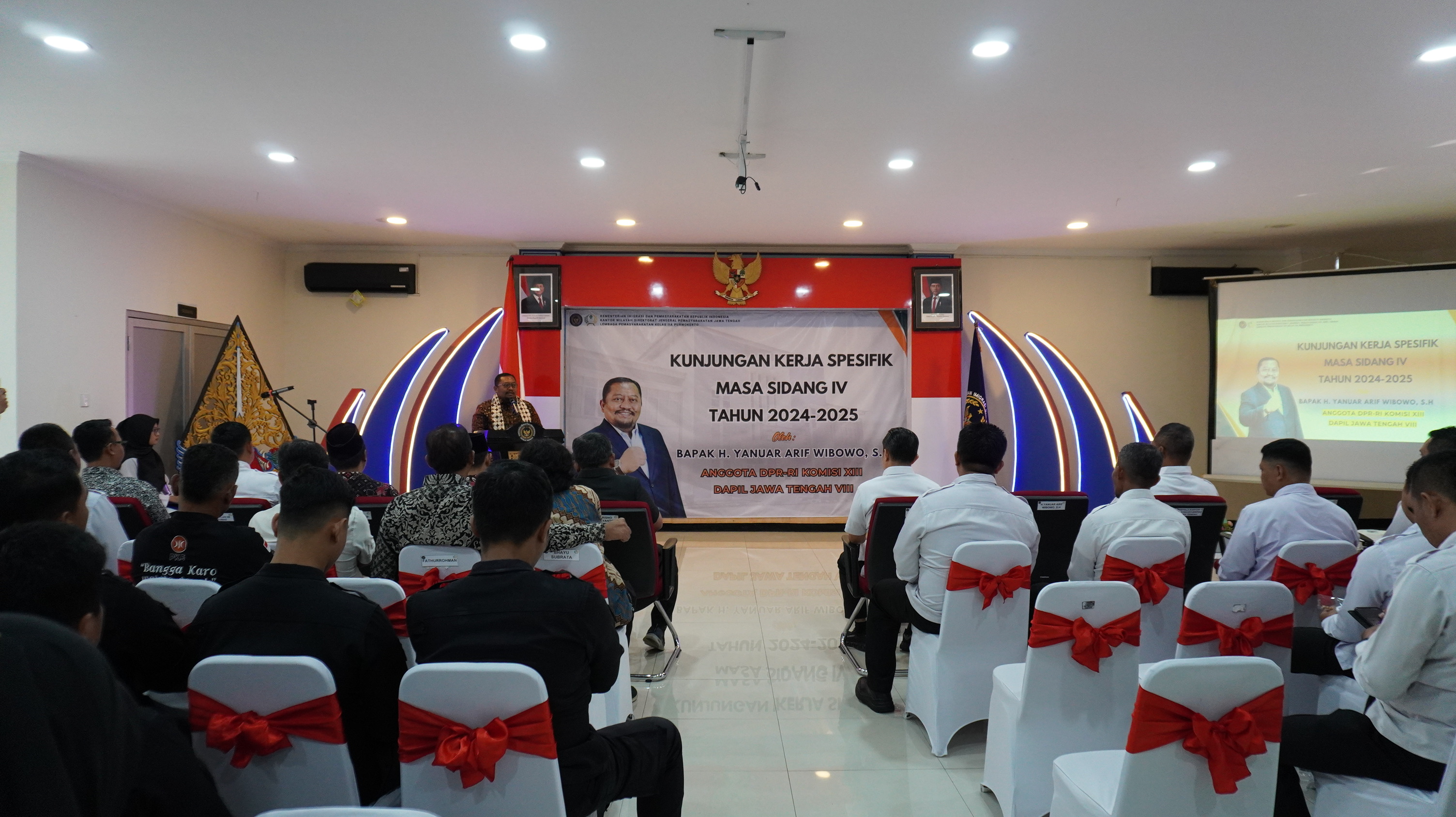 Perkuat Sinergi Antarlembaga, Lapas Purwokerto Menyambut Kunjungan Kerja Spesifik Anggota Komisi XIII DPR RI