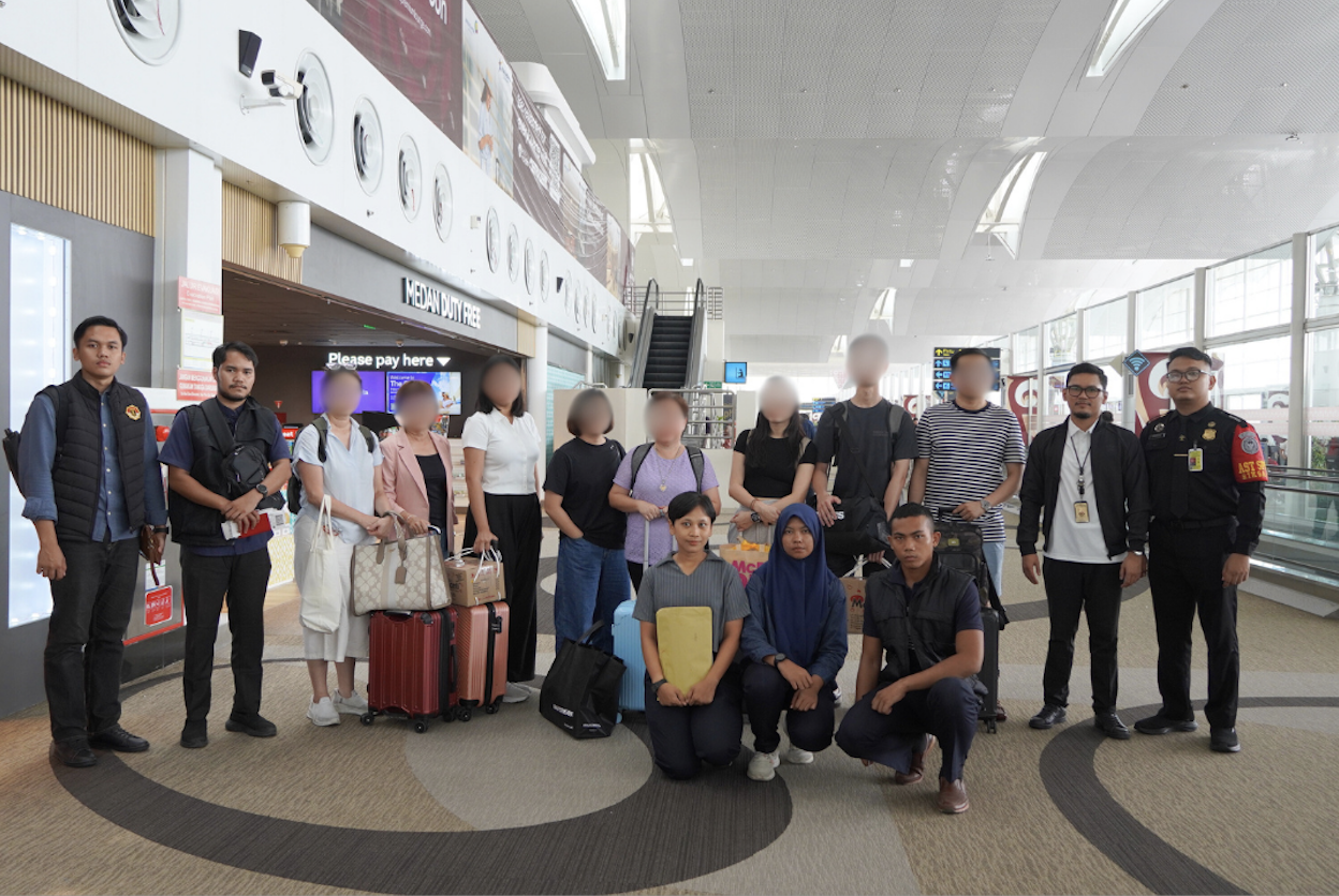Menyalahgunakan Visa Wisata, Delapan Orang Warga Negara Malaysia Pulang Lewat Pintu Deportasi