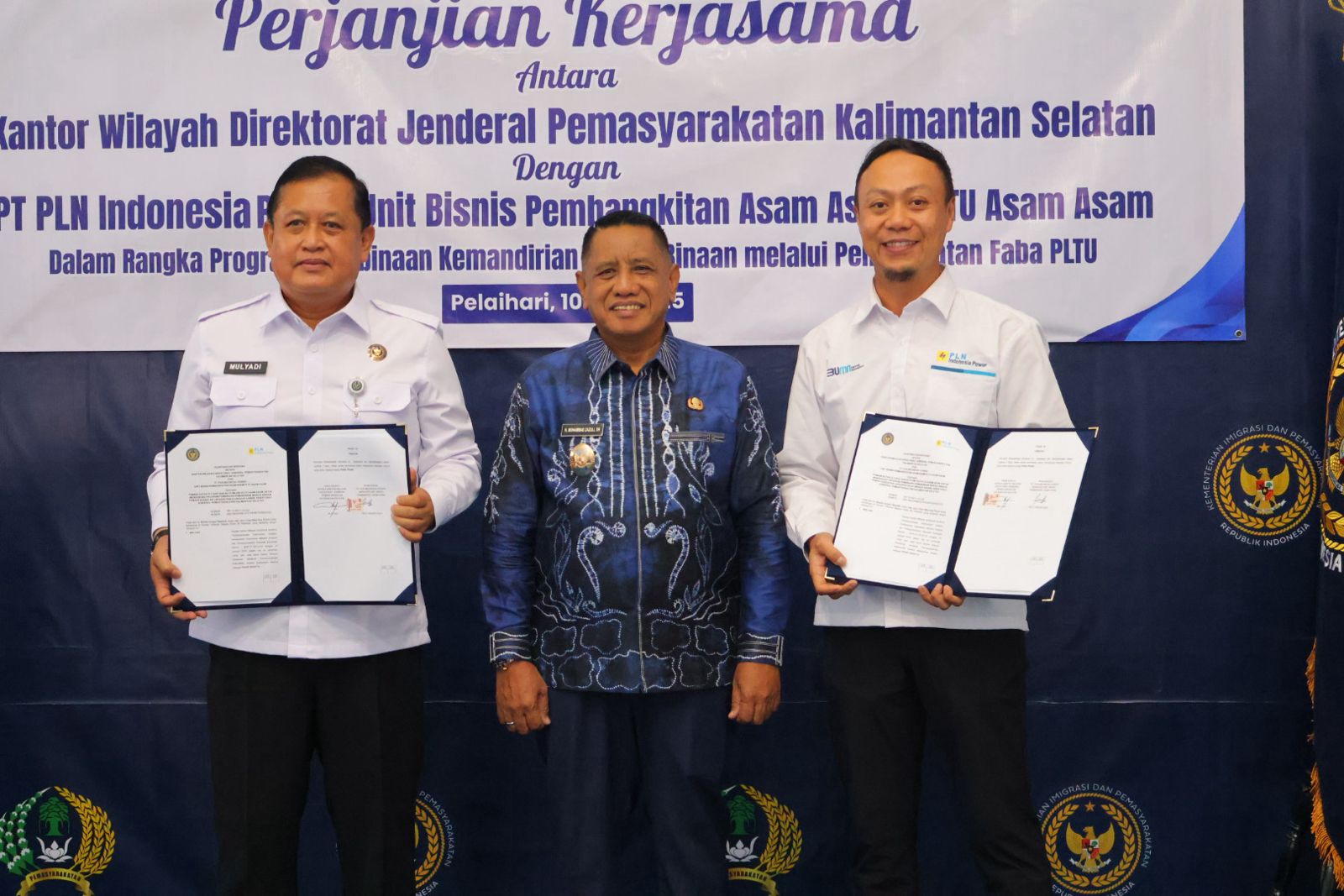 Gandeng PT PLN Indonesia Power, Kanwil Ditjenpas Kalsel Manfaatkan Limbah FABA untuk Program Pembinaan