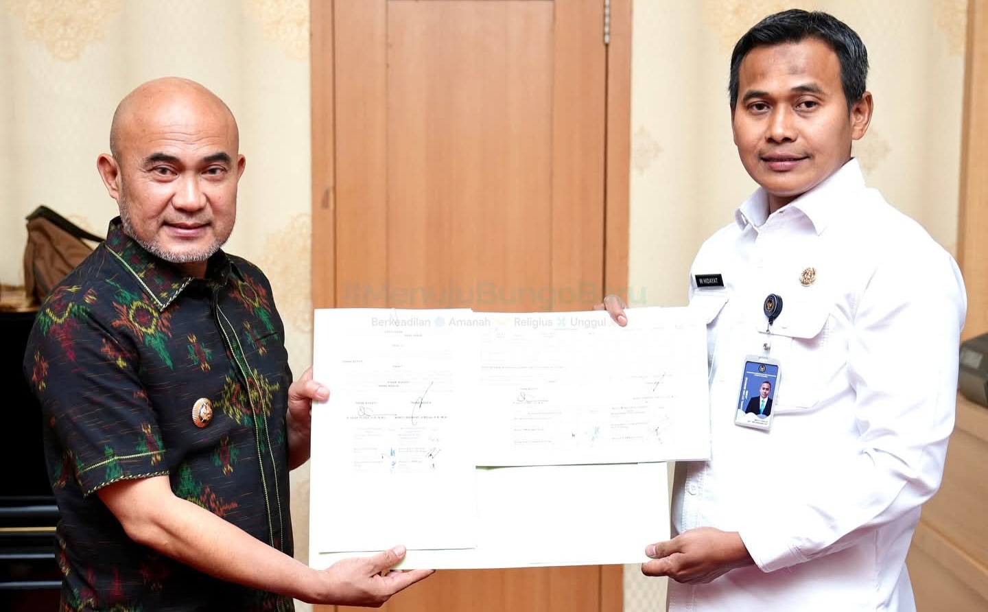 Terima Hibah Aset Tanah dan Bangunan dari Pemkab Bungo, Kanwil Ditjen Imigrasi Jambi Siap Tingkatkan Kualitas Layanan