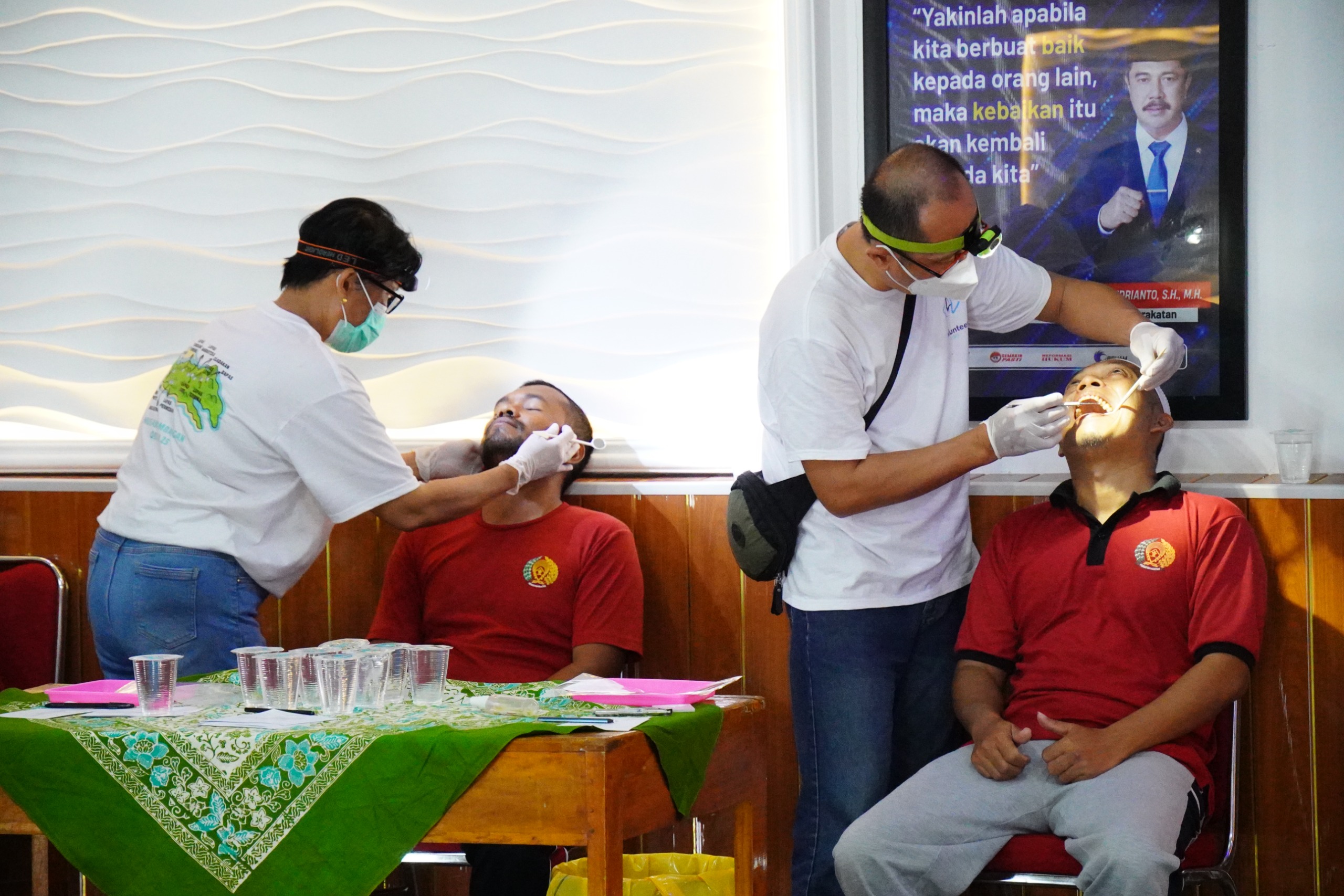 Kolaborasi Yayasan Bethesda, Lapas Besi Gelar Pemeriksaan Gigi bagi Warga Binaan