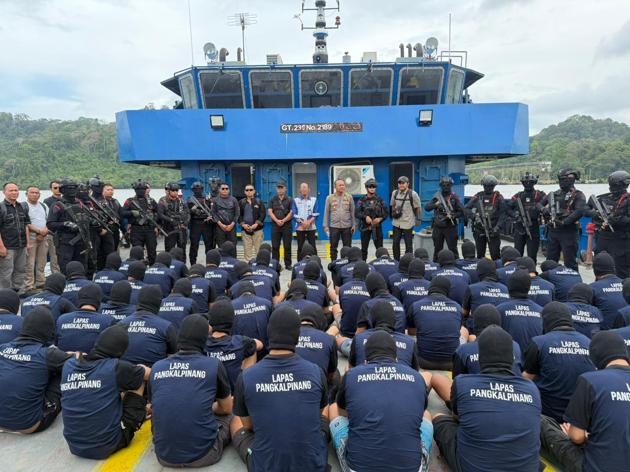 Tindak Tegas Gangguan Kamtib, 60 Warga Binaan Babel Jalani Pemindahan ke Nusakambangan