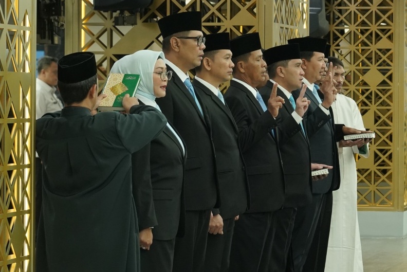 Perkuat Kepemimpinan dan Kinerja Organisasi, Sekjen Kemenimipas Lantik Pimpinan Tinggi Pratama