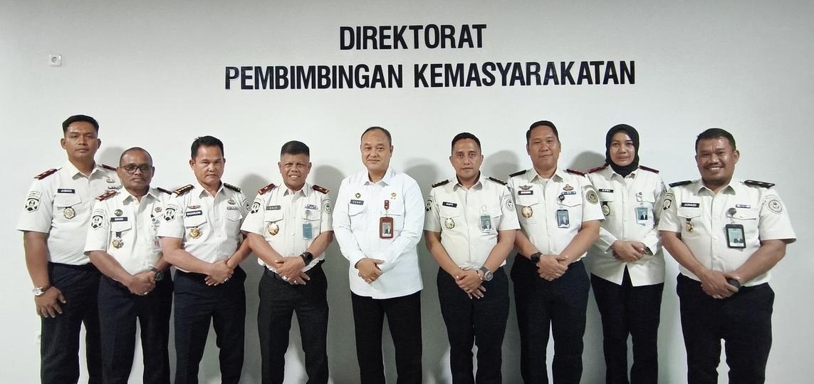 Optimalisasi Peran dan Fungsi Bapas, Kanwil Ditjenpas Malut Koordinasi dengan Unit Pusat