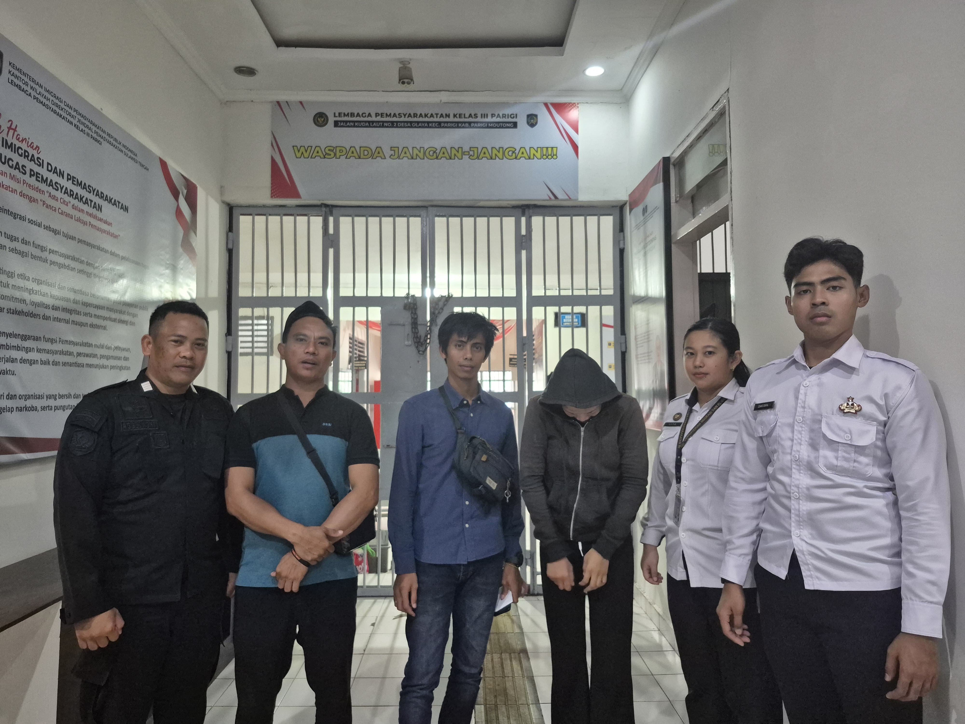 Petugas Lapas Parigi Gagalkan Penyelundupan Narkotika Lewat Pembalut