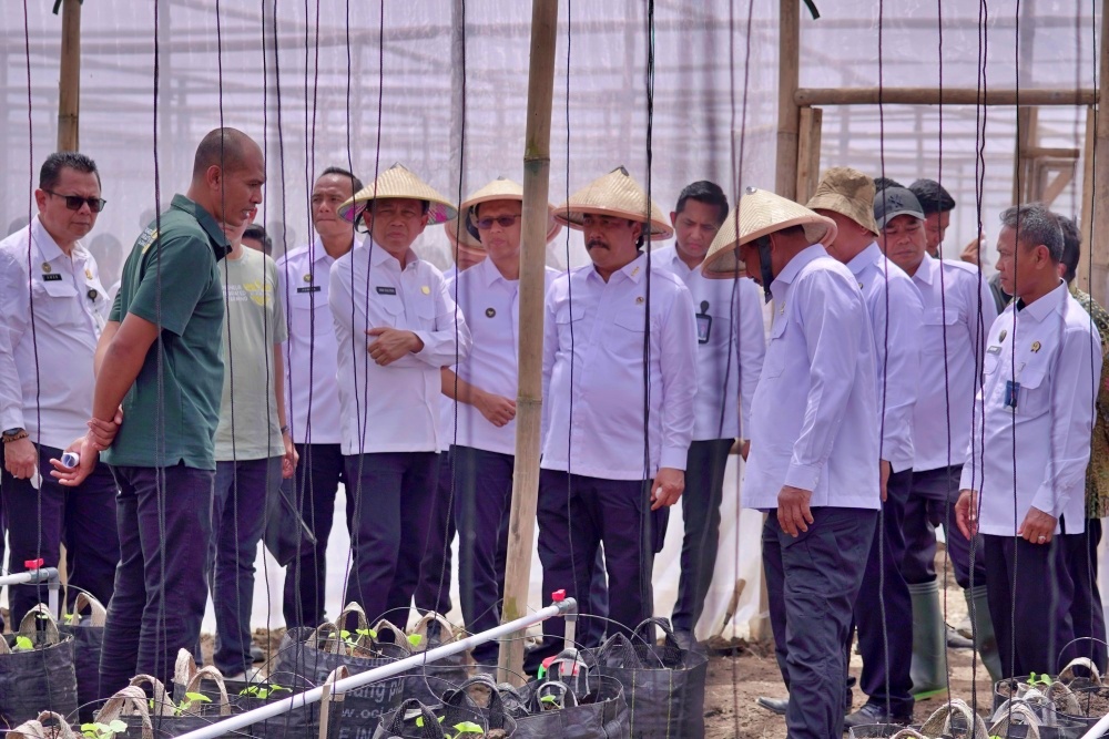 Tinjau Lapas Terbuka Kendal, Menteri Agus Komitmen Ubah Lahan Idle Jadi Produktif