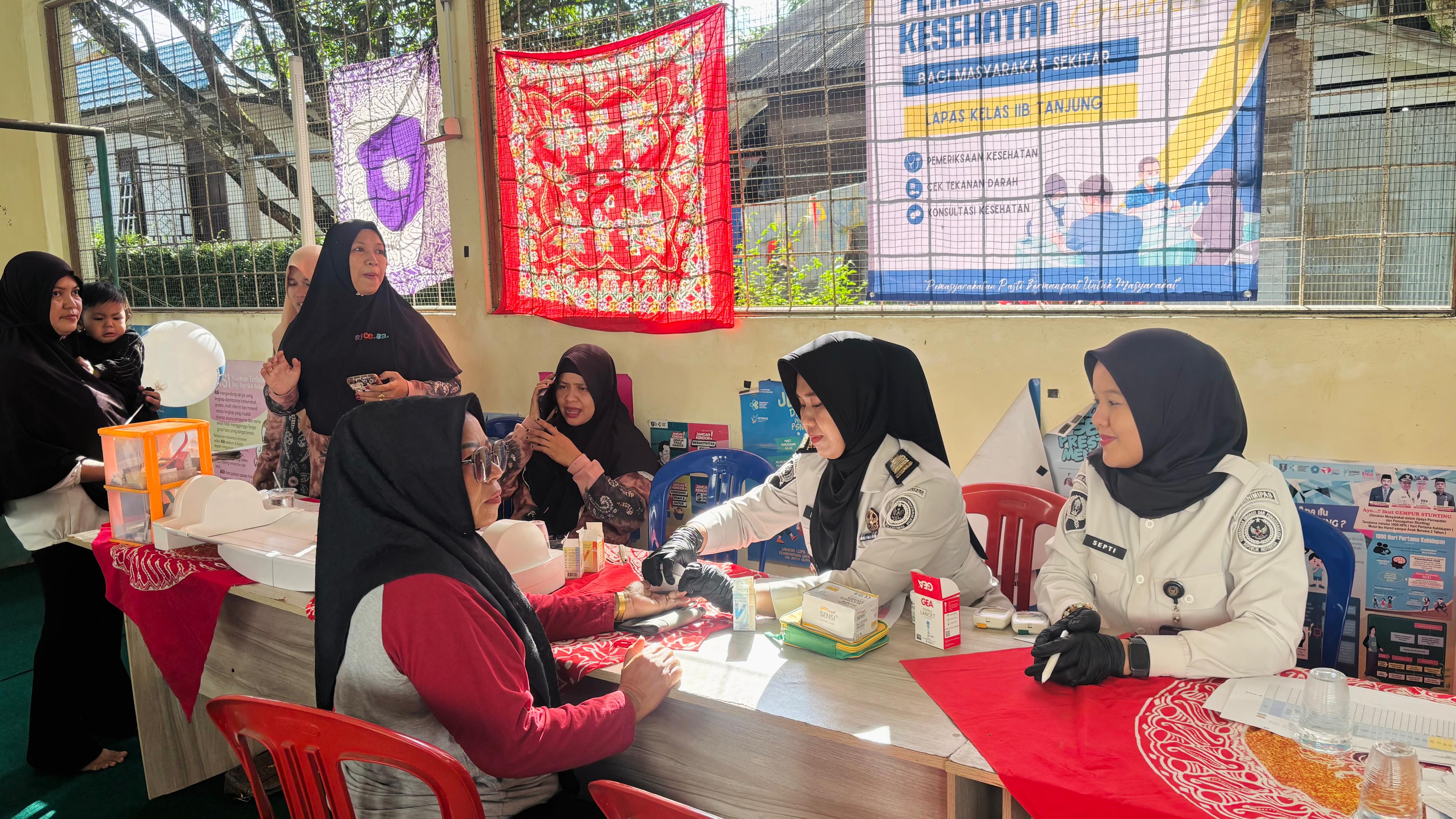 Lapas Tanjung Gelar Pemeriksaan Kesehatan Gratis bagi Masyarakat Desa Maburai