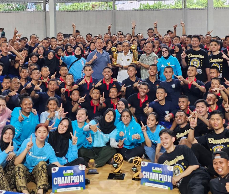 Tim Basket Kemenimipas Borong Gelar Juara di Ajang LIBA Madness ASN 2025