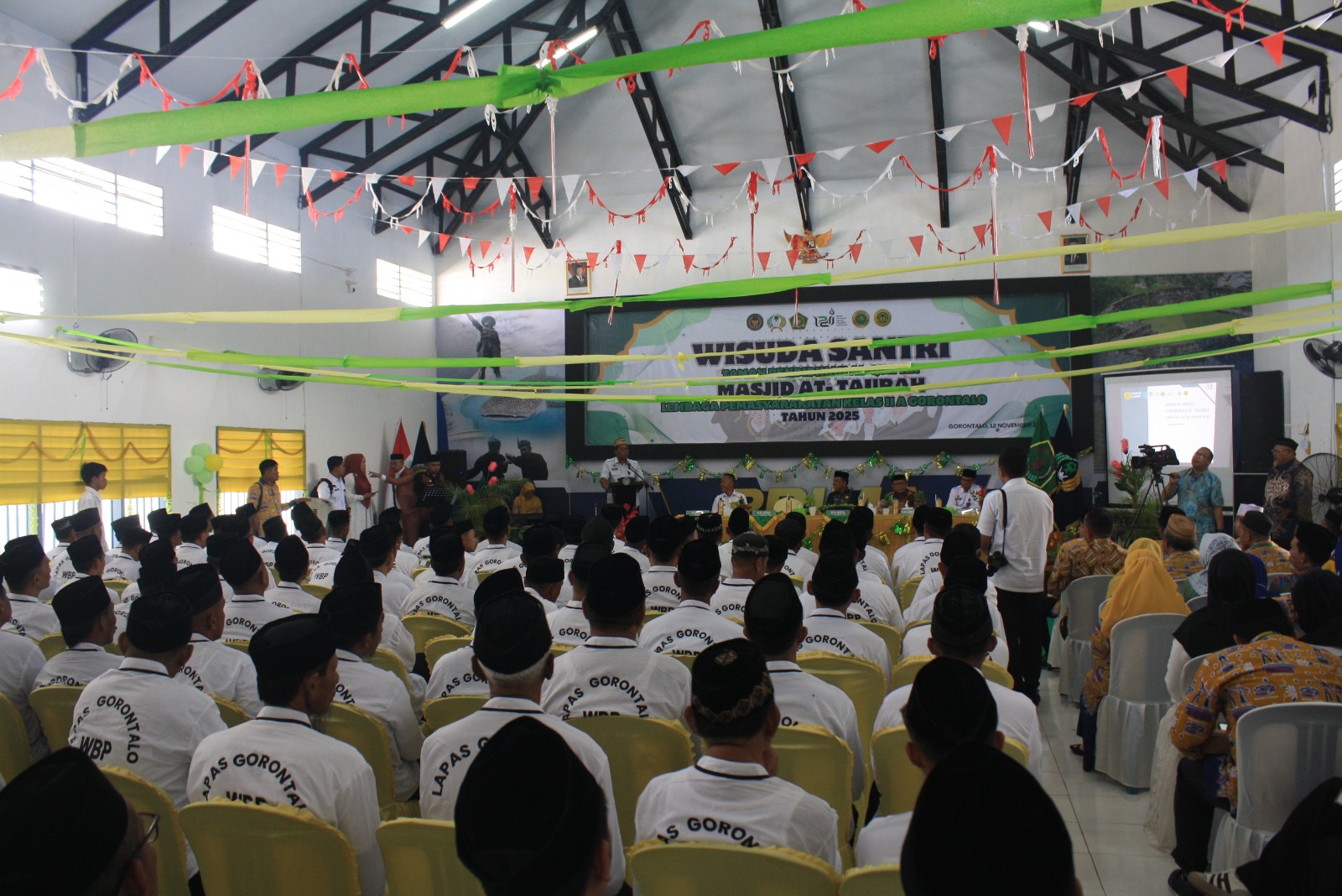 Lapas Gorontalo Gelar Wisuda Santri, 145 Warga Binaan Resmi Tamatkan Program Pembinaan Keagamaan