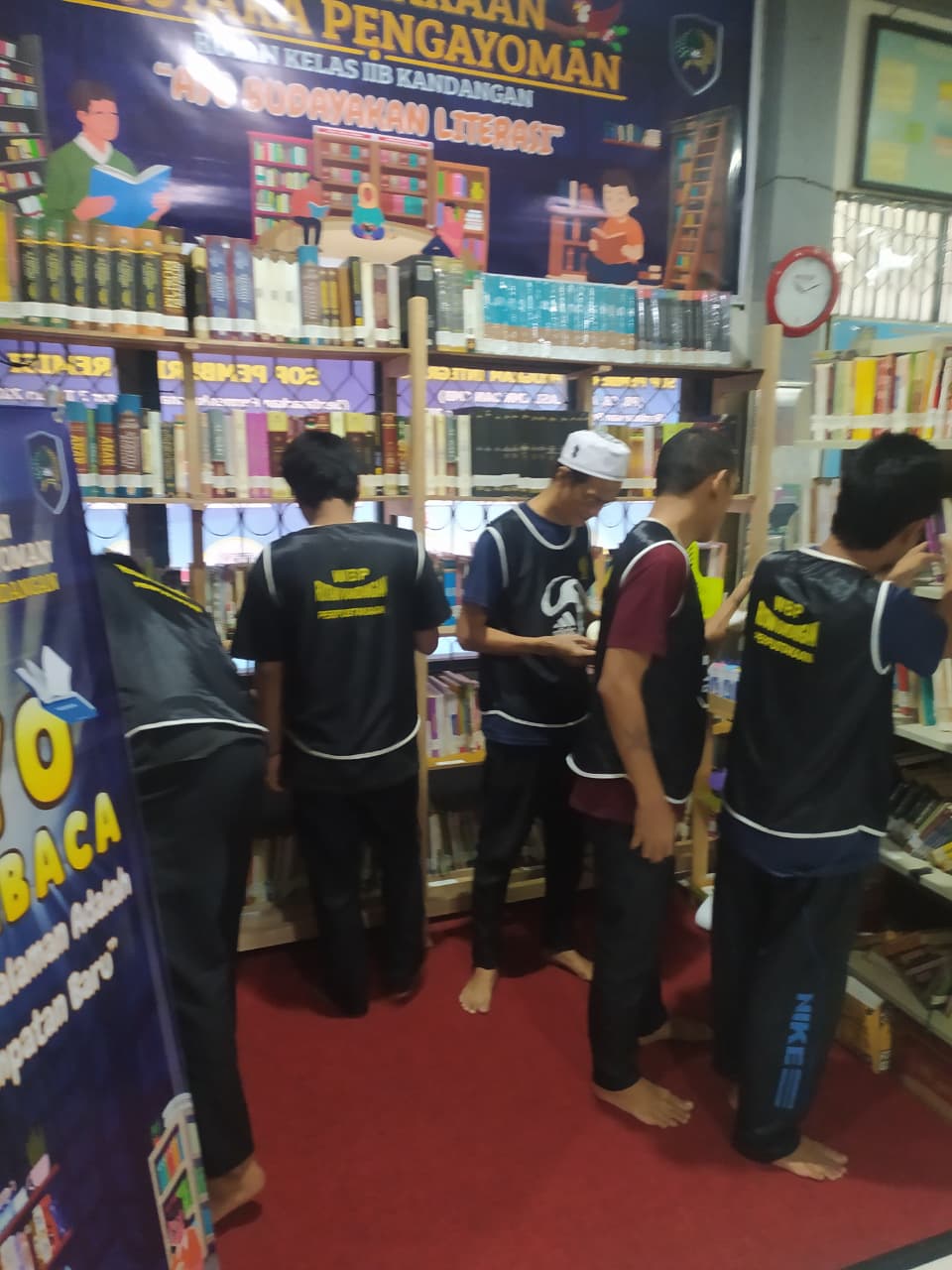 Perpustakaan Jadi Ruang Inspirasi, Warga Binaan Rutan Kandangan Tingkatkan Literasi