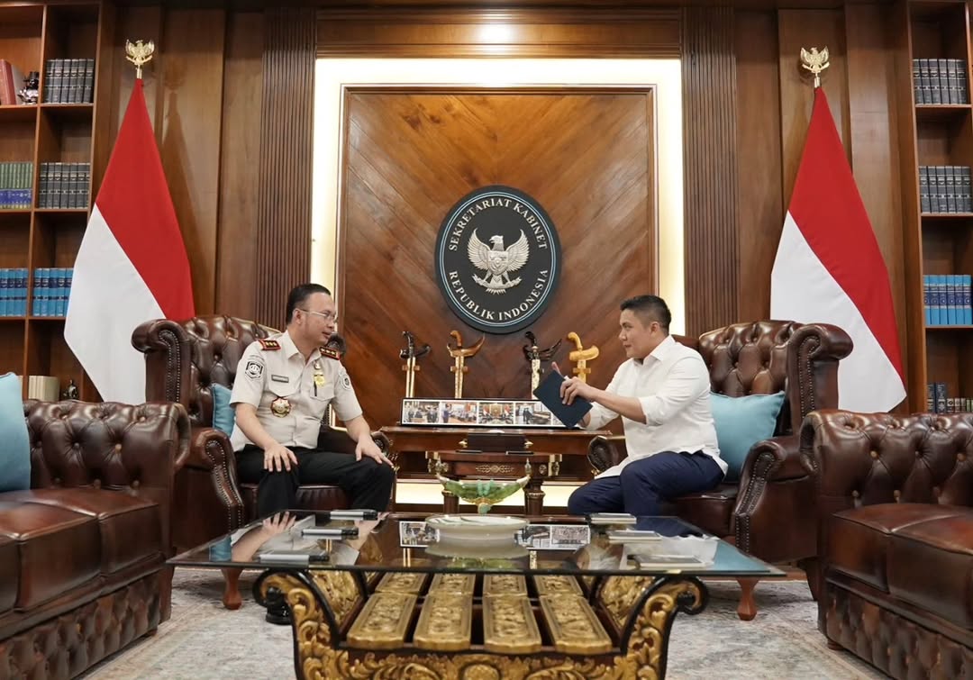 Bertemu Seskab, Dirjen Imigrasi Bahas Peningkatan Pelayanan Keimigrasian