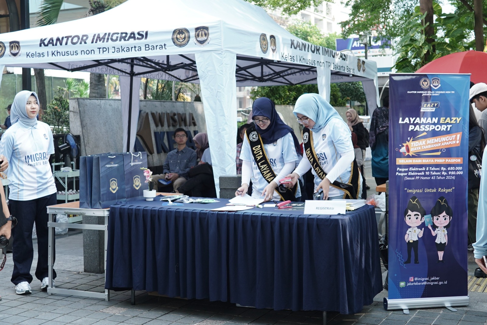 Ditjen Imigrasi Hadirkan Pelayanan Paspor Pada CFD Jakarta, Wujudkan Imigrasi Untuk Rakyat