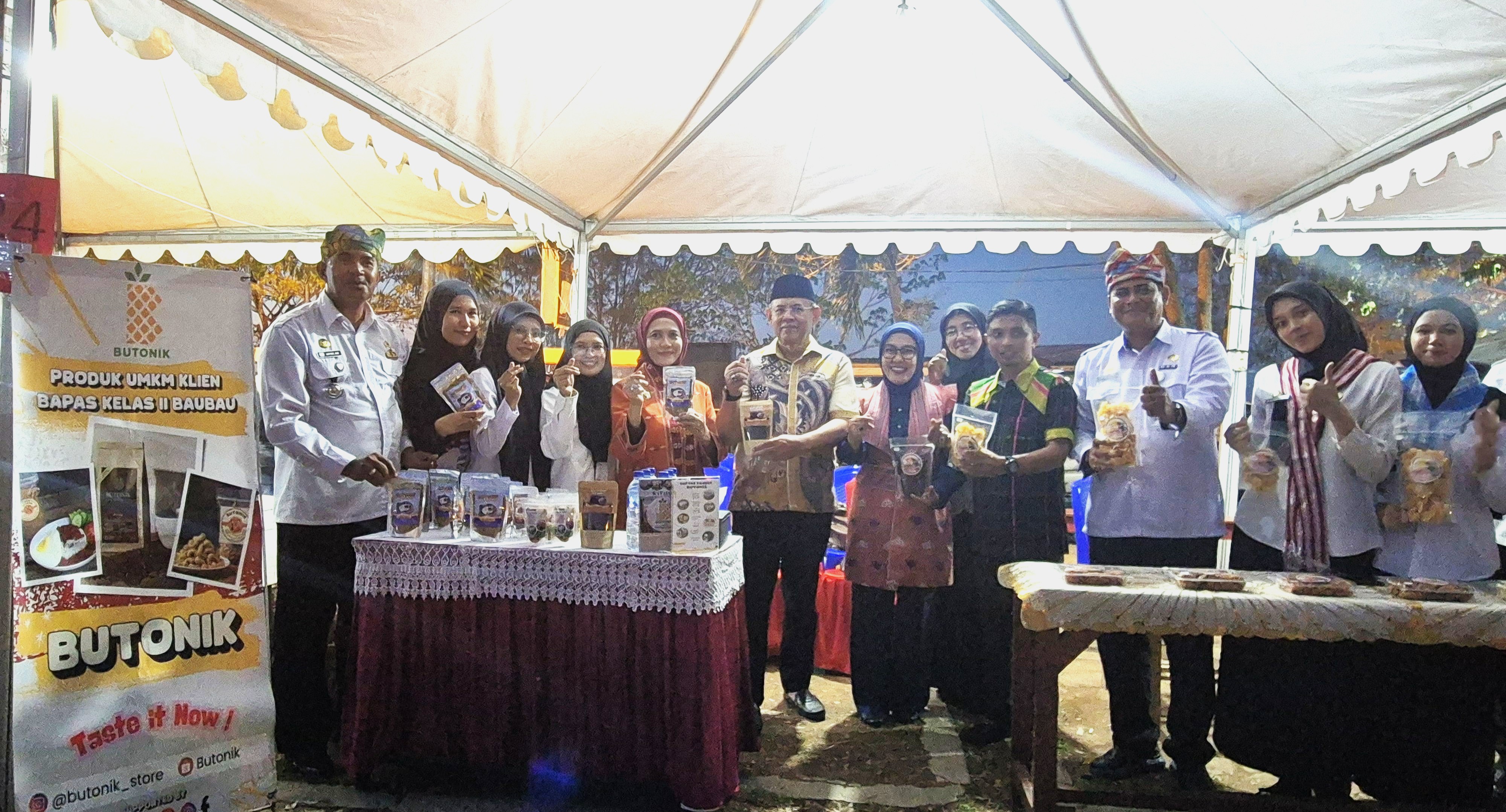 Hadirkan Kreativitas dan Inspirasi, Lapas Baubau Curi Perhatian di Festival Kuliner UMKM Baubau ke-484
