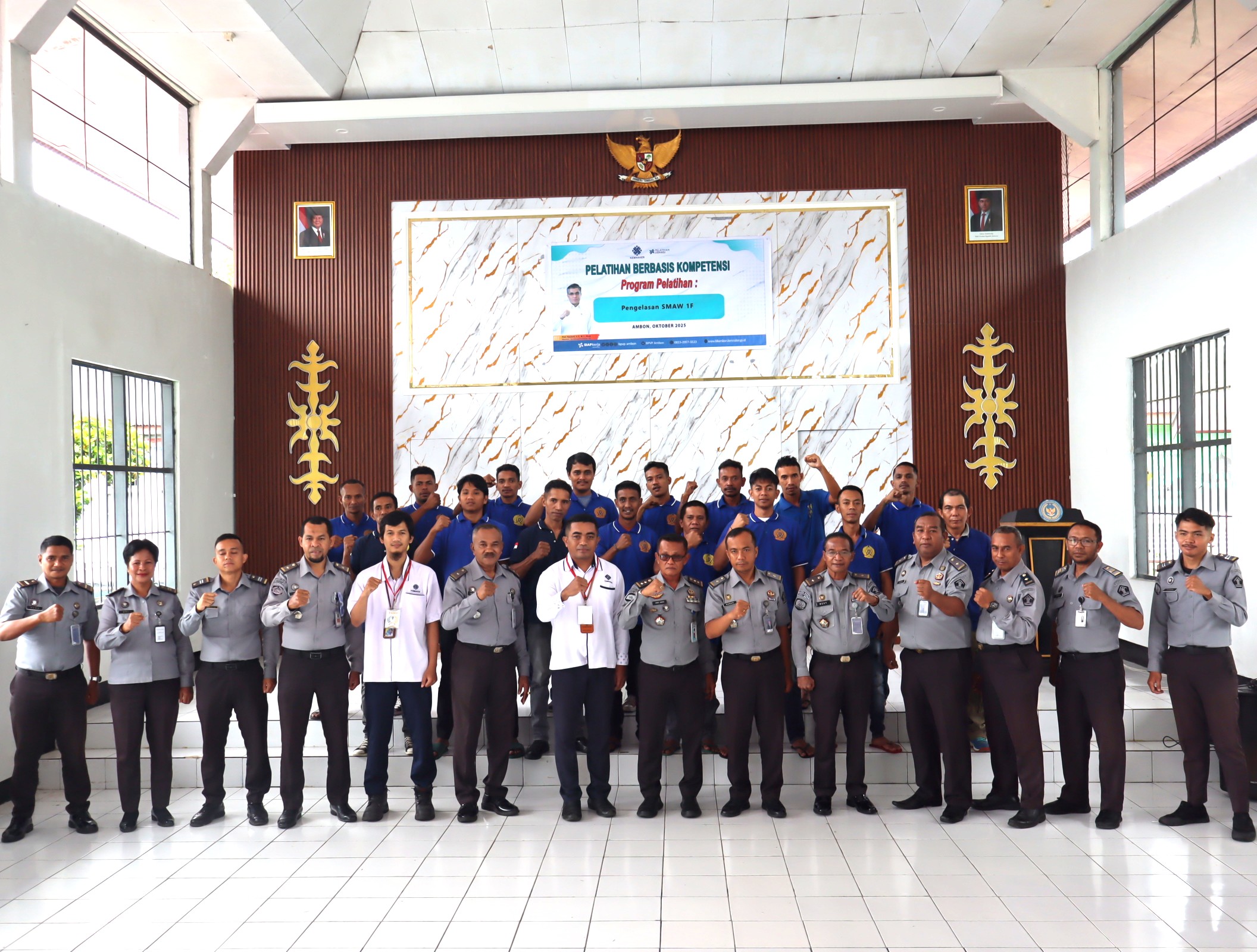 Bekali Keterampilan Las bagi Warga Binaan, Lapas Ambon Sinergi dengan BPVP Ambon