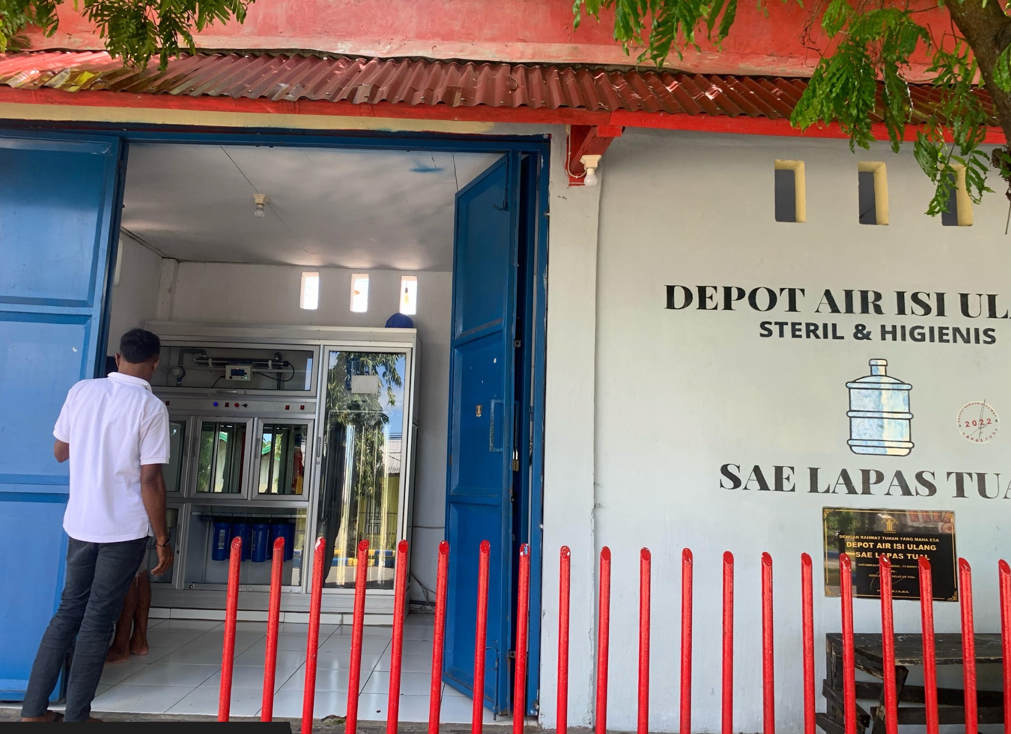 Lapas Tual Dorong Kemandirian Warga Binaan Lewat UMKM Depot Air Minum