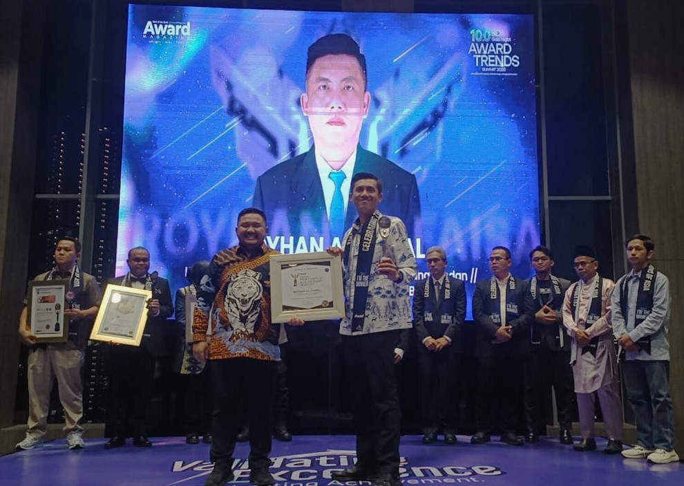 Tingkatkan Inovasi Pelayanan Publik, Kalapas Tanjung Pandan Terima Penghargaan Inspiring Profesional & Leadership Awards