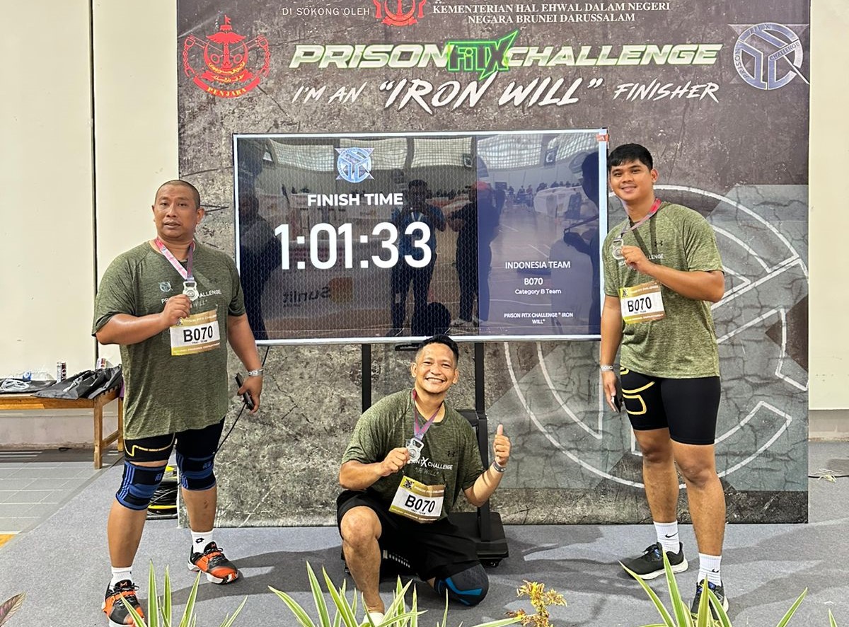 Raih Medali di Prison FitX Challenge, Pegawai Ditjenpas Sultra Harumkan Indonesia