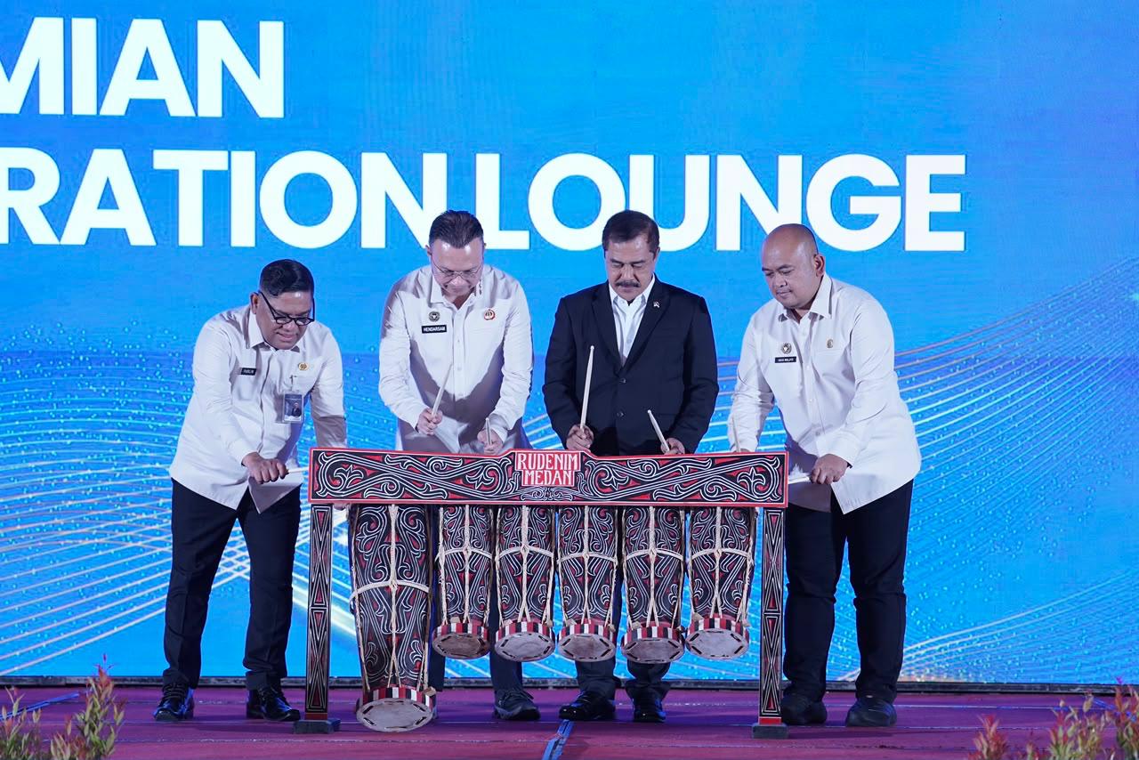 Menteri Imipas Kukuhkan 53 PIMPASA dan Resmikan Tiga Immigration Lounge di Sumatera Utara