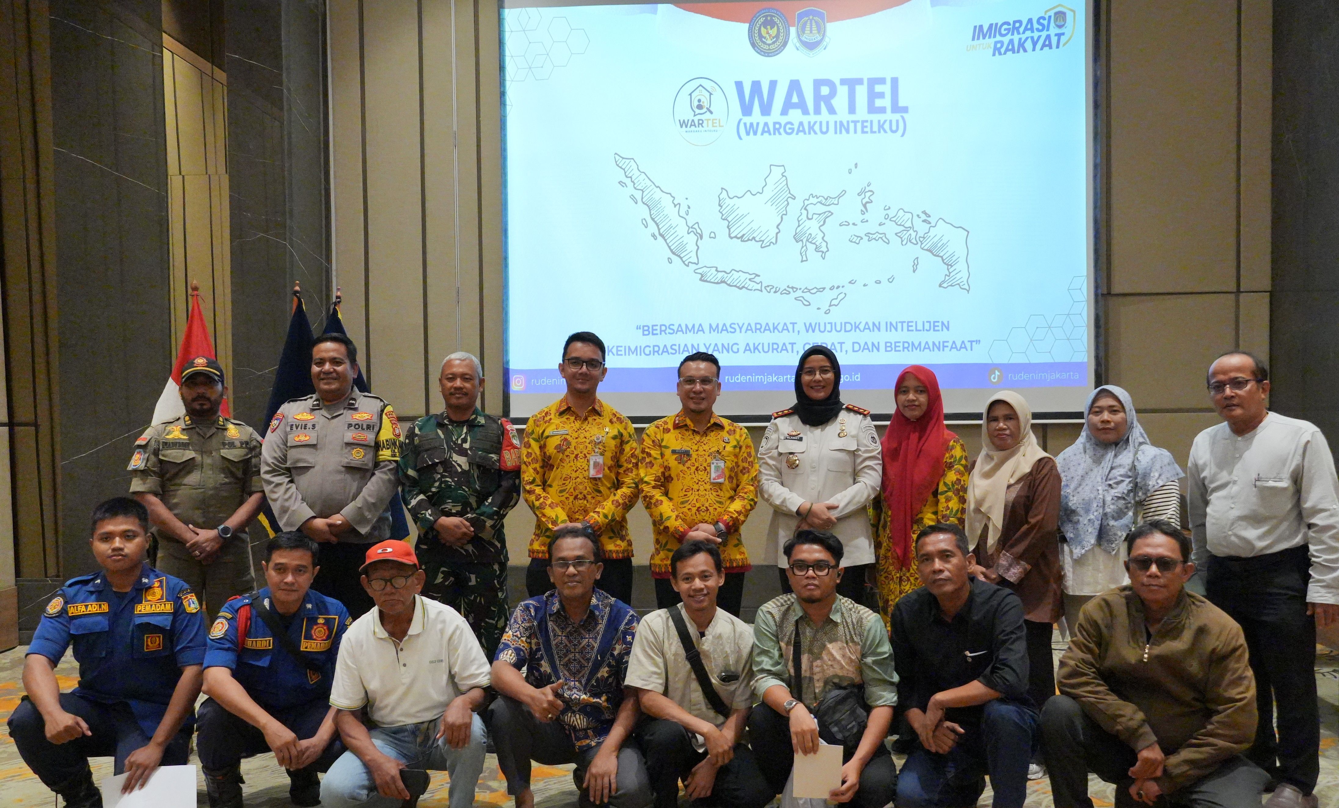 Perkuat Koordinasi Keamanan dan Ketertiban, Rudenim Jakarta Laksanakan Kegiatan WARTEL 
