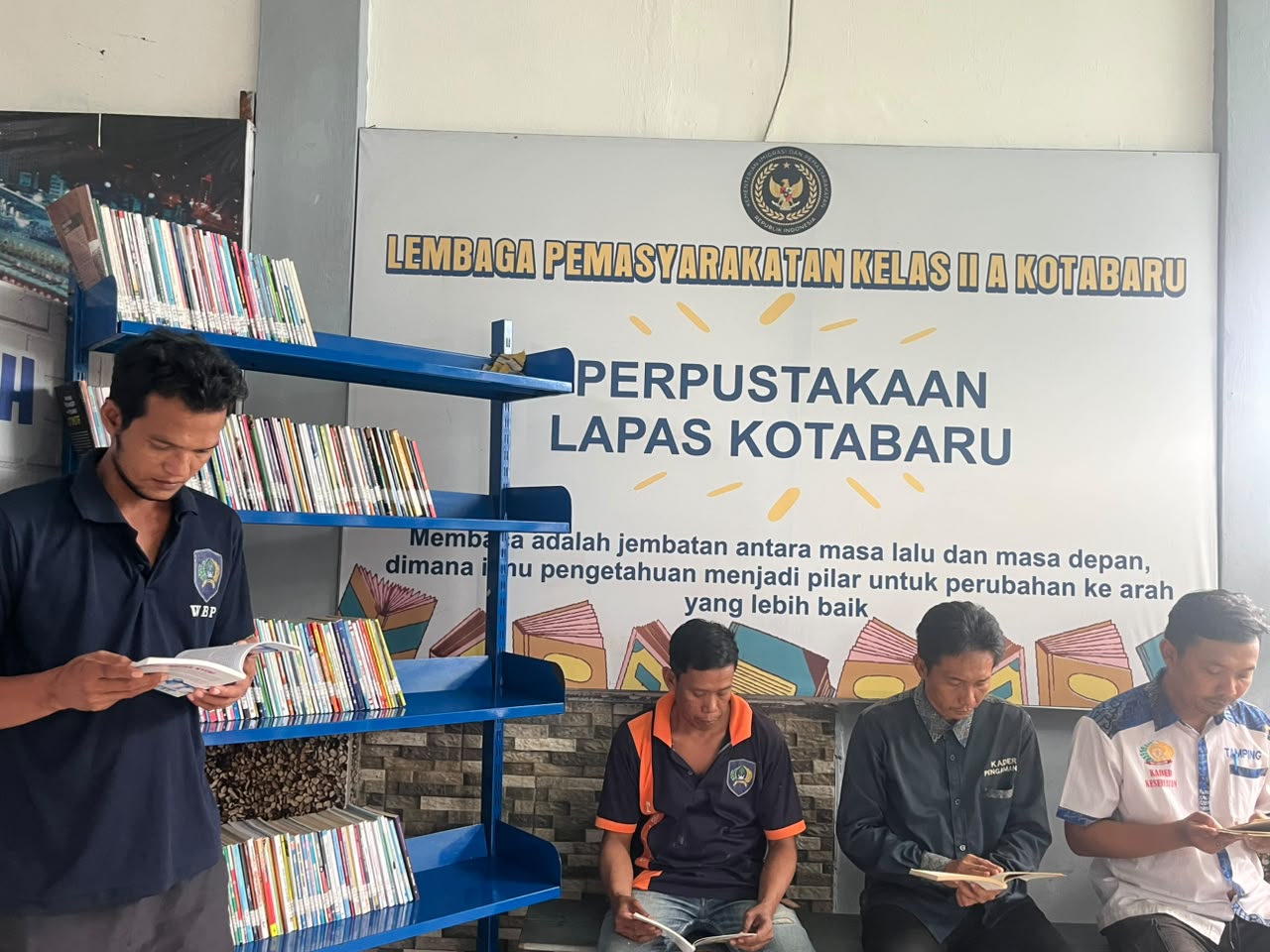 Bangun Budaya Membaca, Lapas Kotabaru Dorong Warga Binaan Tingkatkan Literasi