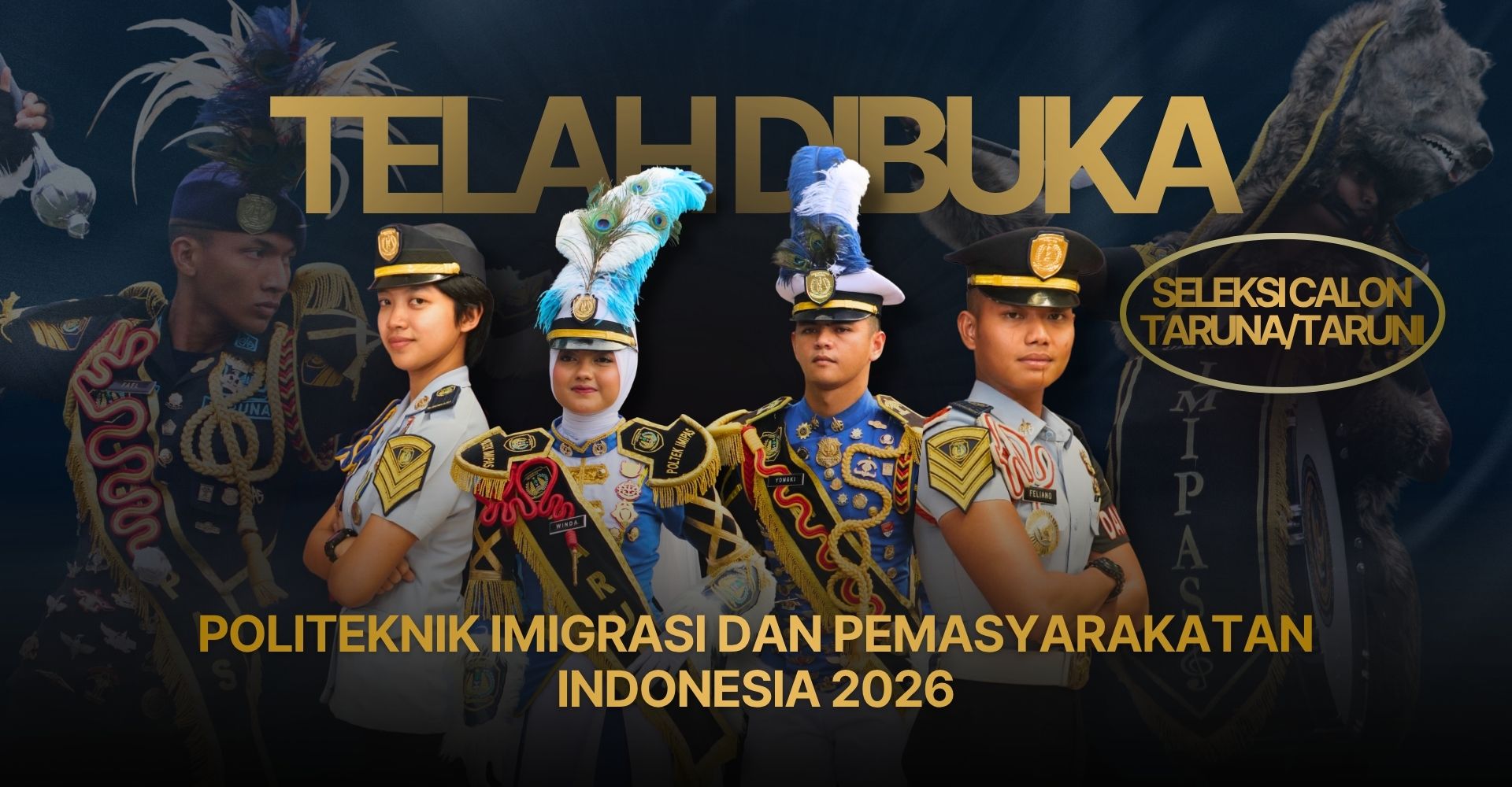 Kemenimipas Buka Pendaftaran Calon Taruna/Taruni Poltekimipas 2026, Tersedia 405 Formasi Pendidikan Kedinasan